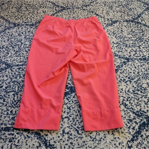 Liz Golf lizgolf Kylie coral Capri pants 14 golf pants spring summer capris - Picture 8 of 9